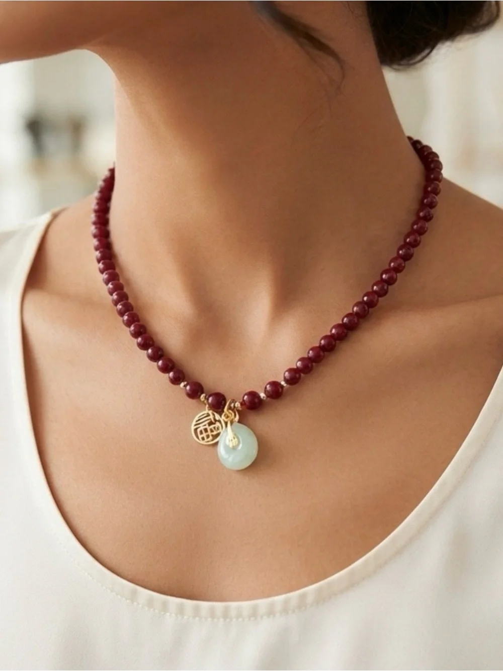 Stackable 12pc Multicolor Beaded Bohemian Bracelet Set (necklace )